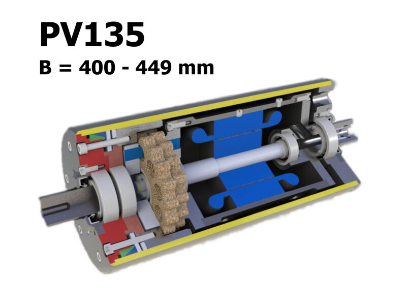 PV135 / délka pláště 400 - 449